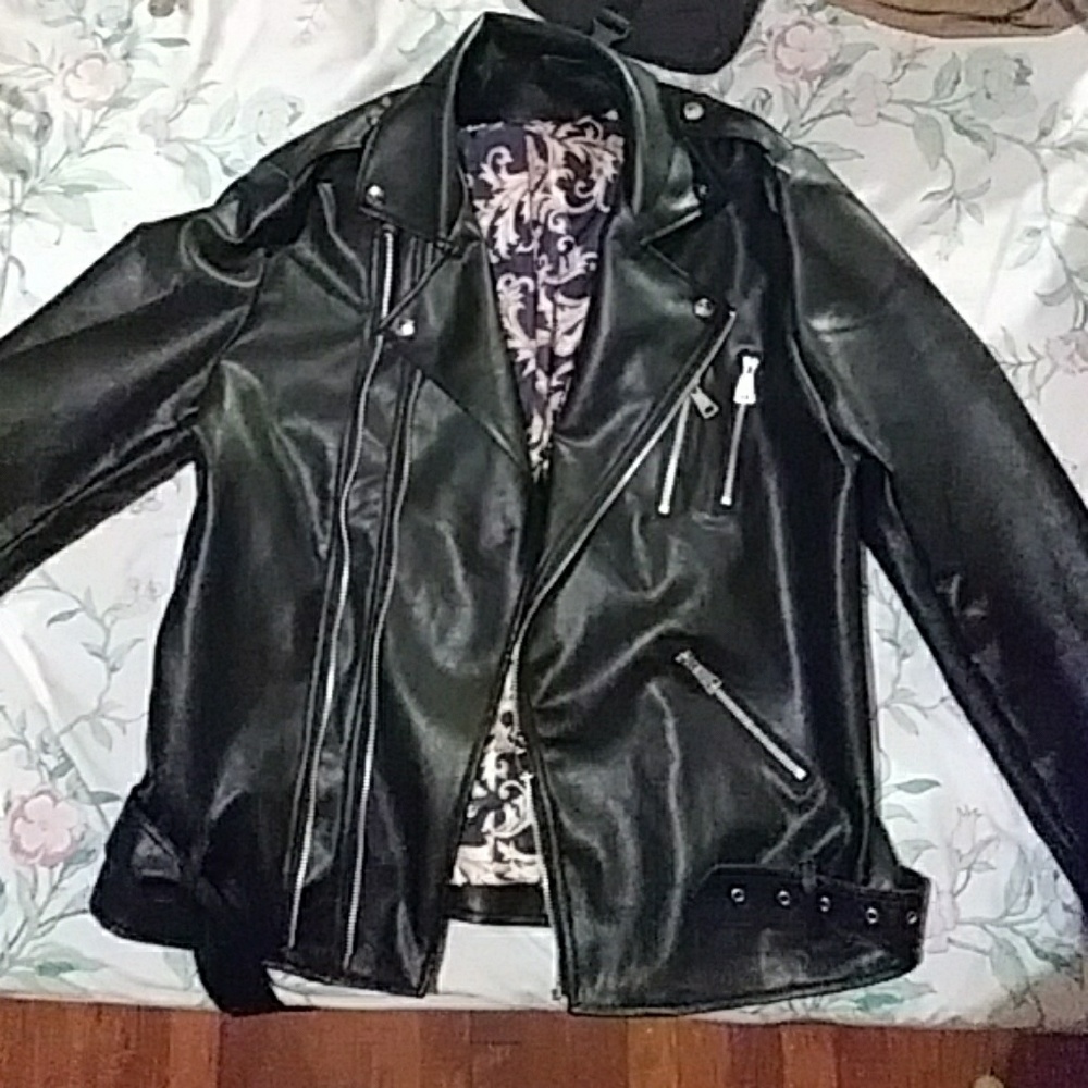 Genuine Leather motorcycle jacket